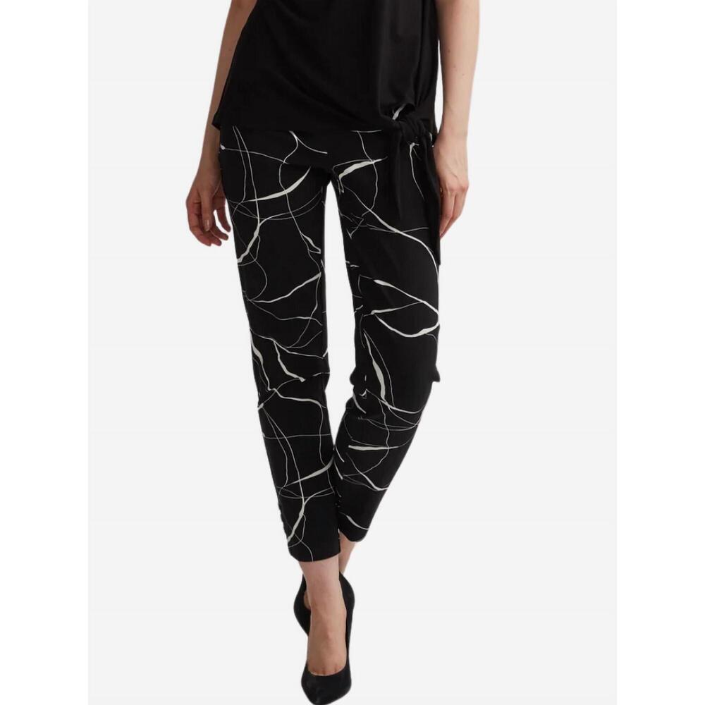 NEW RAFFINALLA marble pant in black